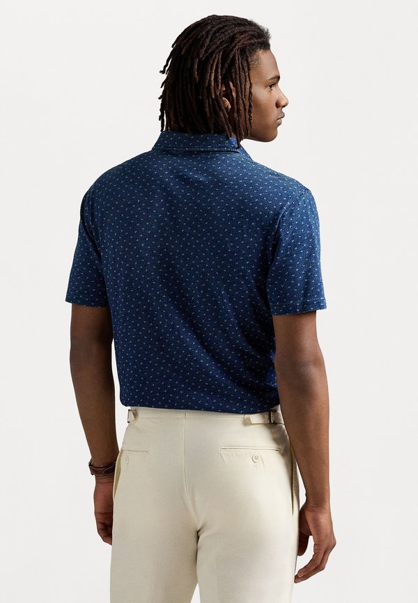 CLASSIC FIT INDIGO JERSEY POLO SHIRT - Polo shirt - dark indigo bud print4