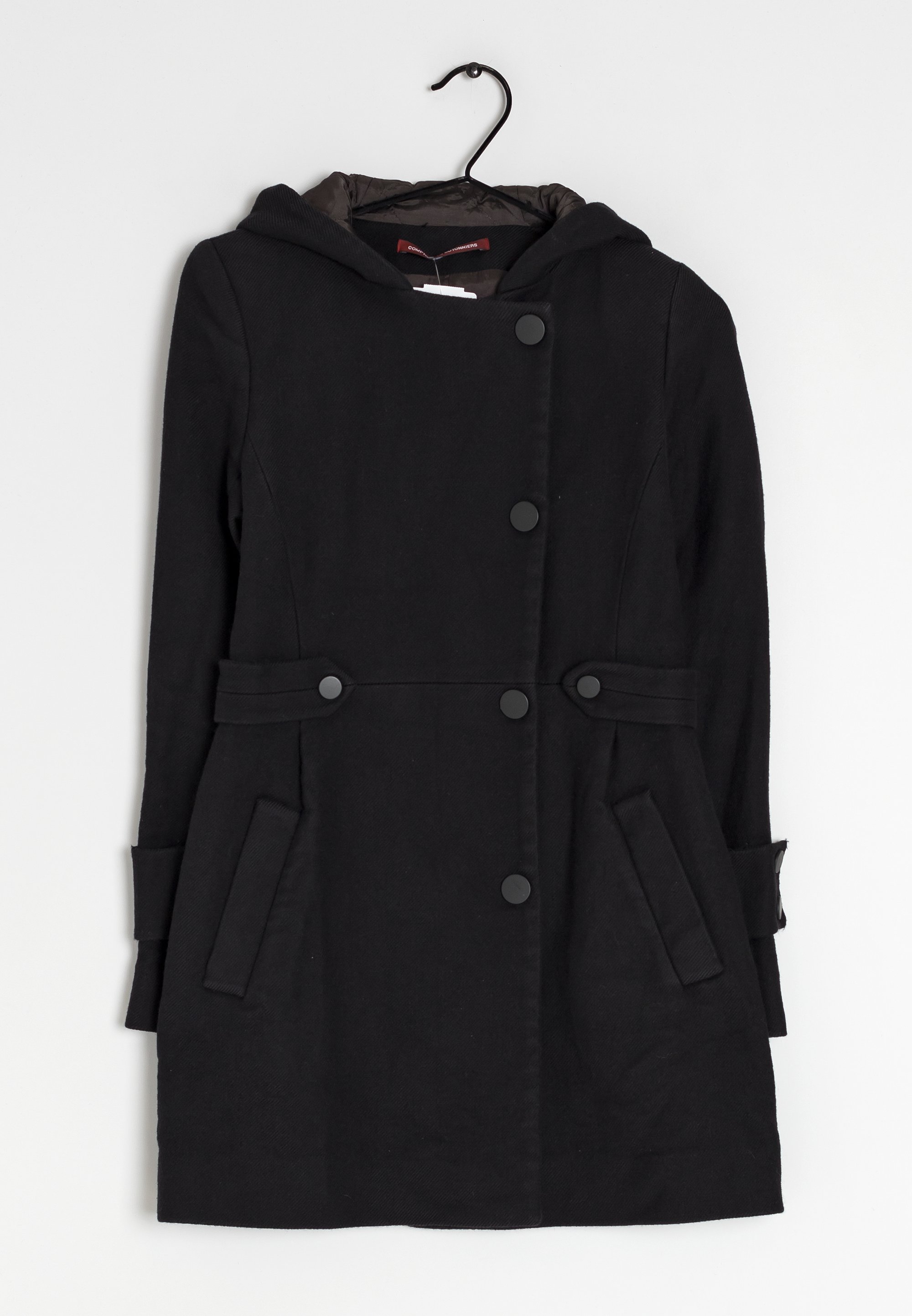 Comptoir des Cotonniers Manteau court black/noir (Seconde main