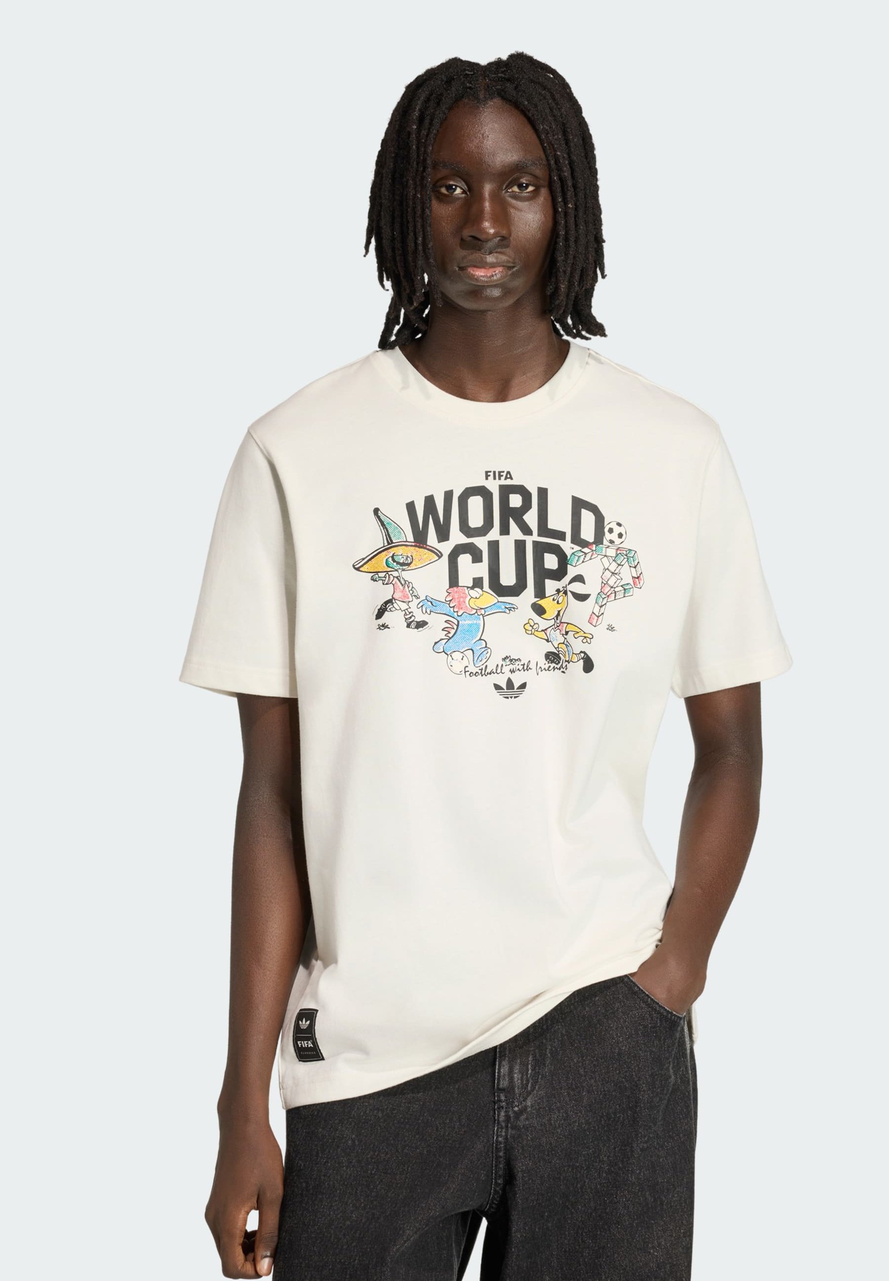 adidas Performance T-shirt print - cloud white/wit - Zalando.nl