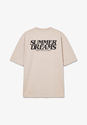 Pegador, RIGA - Printtipaita - washed cream