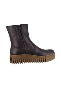 *Art BRIGHTON  - Botines con plataforma - black bronze