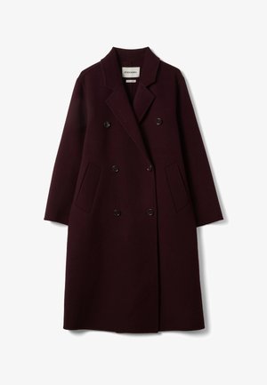 Stefanel, DOUBLE-BREASTED COAT.. - Klassischer Mantel - wine purple