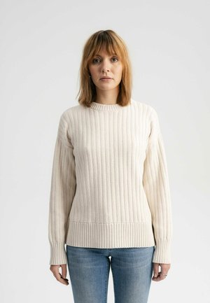 STRUKTURIERTER ISHANI - Jumper - cream melange
