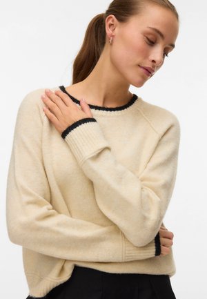 AQUARIUS LS O-NECK RAGLAN BF - Trui - birch