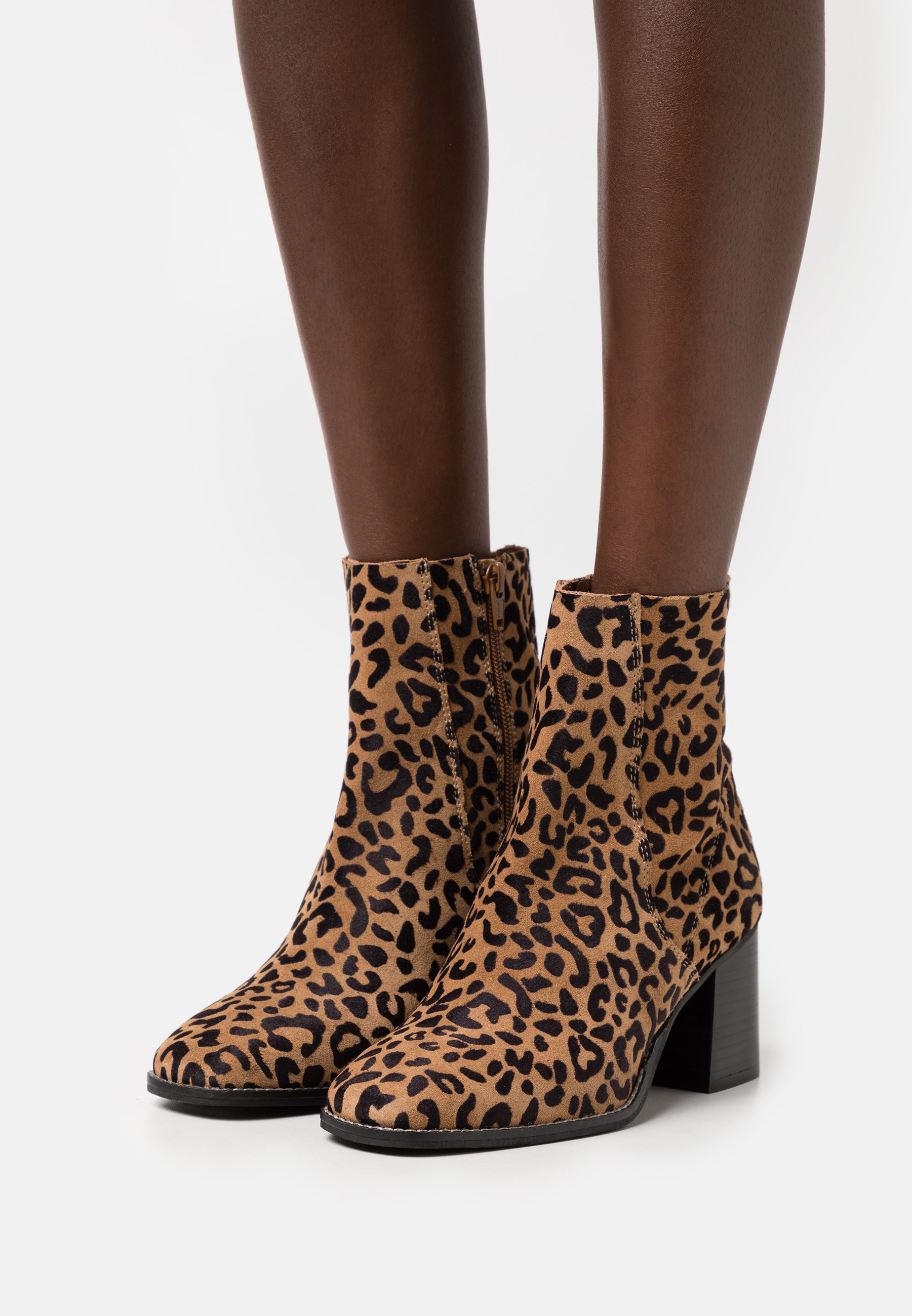 river island leopard boots