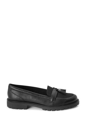 WIDE FIT FOREVER COMFORT TASSEL DETAIL CLEATED - Jalga libistatavad jalanõud - black