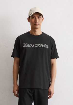 Marc O'Polo REGULAR   - Print T-shirt - black