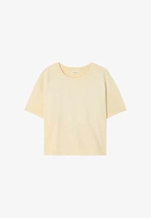 American Vintage, T-SHIRT FEMME AFOMA. - T-paita - ecru spray vintage