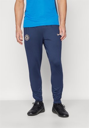 Nike Performance CHELSEA FC M NK DF STRK PANT KPZ SE - Club wear - obsidian/apricot agate/guava ice