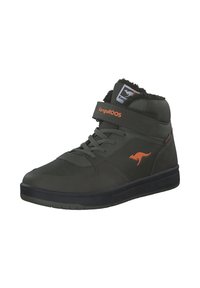 KangaROOS BOUND MID - Veterboots - military green flame