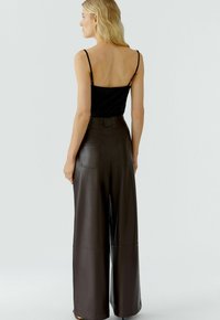 Oui Lederhose - dark brown