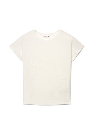 Terranova, CON PAISLEY - T-shirt con stampa - bianco lana