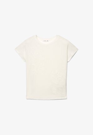 Terranova, CON PAISLEY - T-shirt con stampa - bianco lana