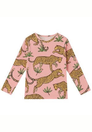 The Striped Cat JUNO LS TROPICAL LEOPARD - Langarmshirt - pink blossom