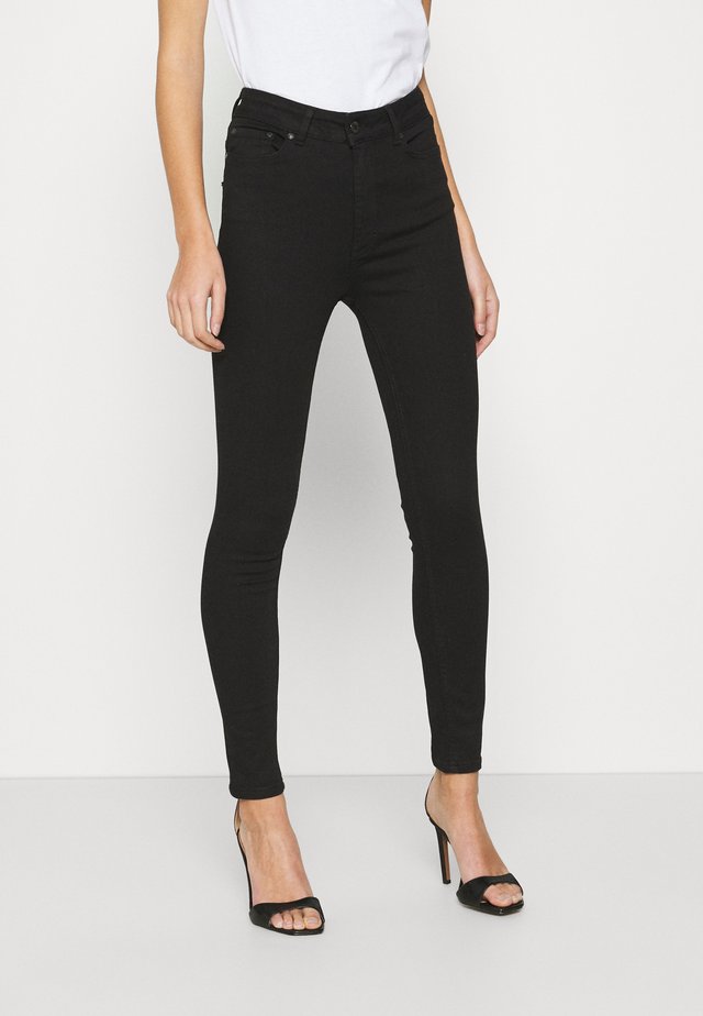 JULIE HIGH WAIST - Skinny-Farkut - black
