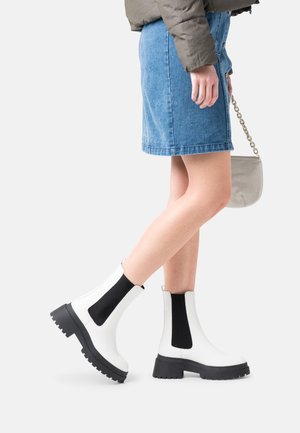 Even&Odd, Bottines à plateau - white