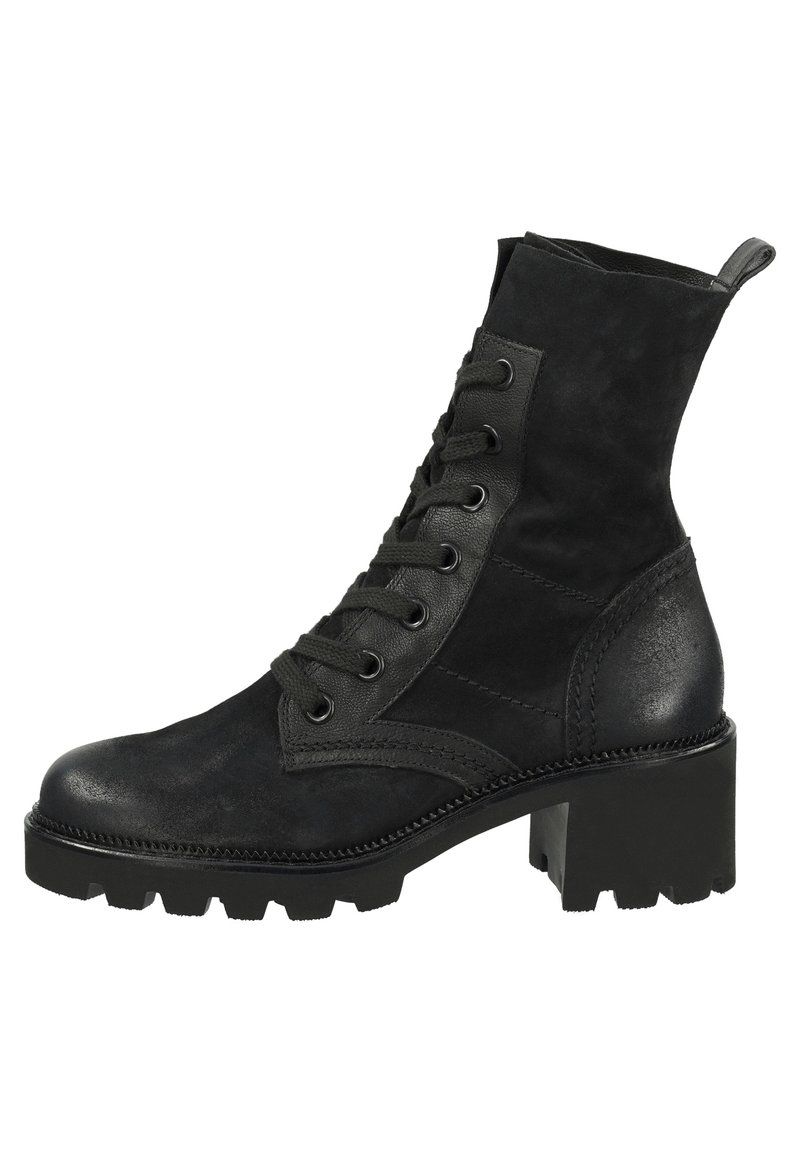Botines Mujer Paul Green Botines Paul Green Mujer - Cordones, Forro Caliente, Tacón 4cm Botas Cordones Forro Cálido
