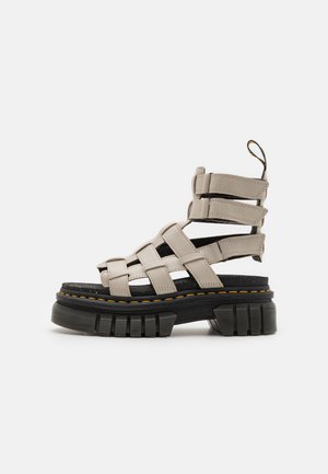 Dr. Martens RICKI GLADIATOR - Sandali con cinturino - cobblestone grey