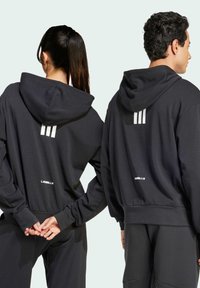 adidas Performance LES MILLS GRAPHIC - Felpa con cappuccio - black