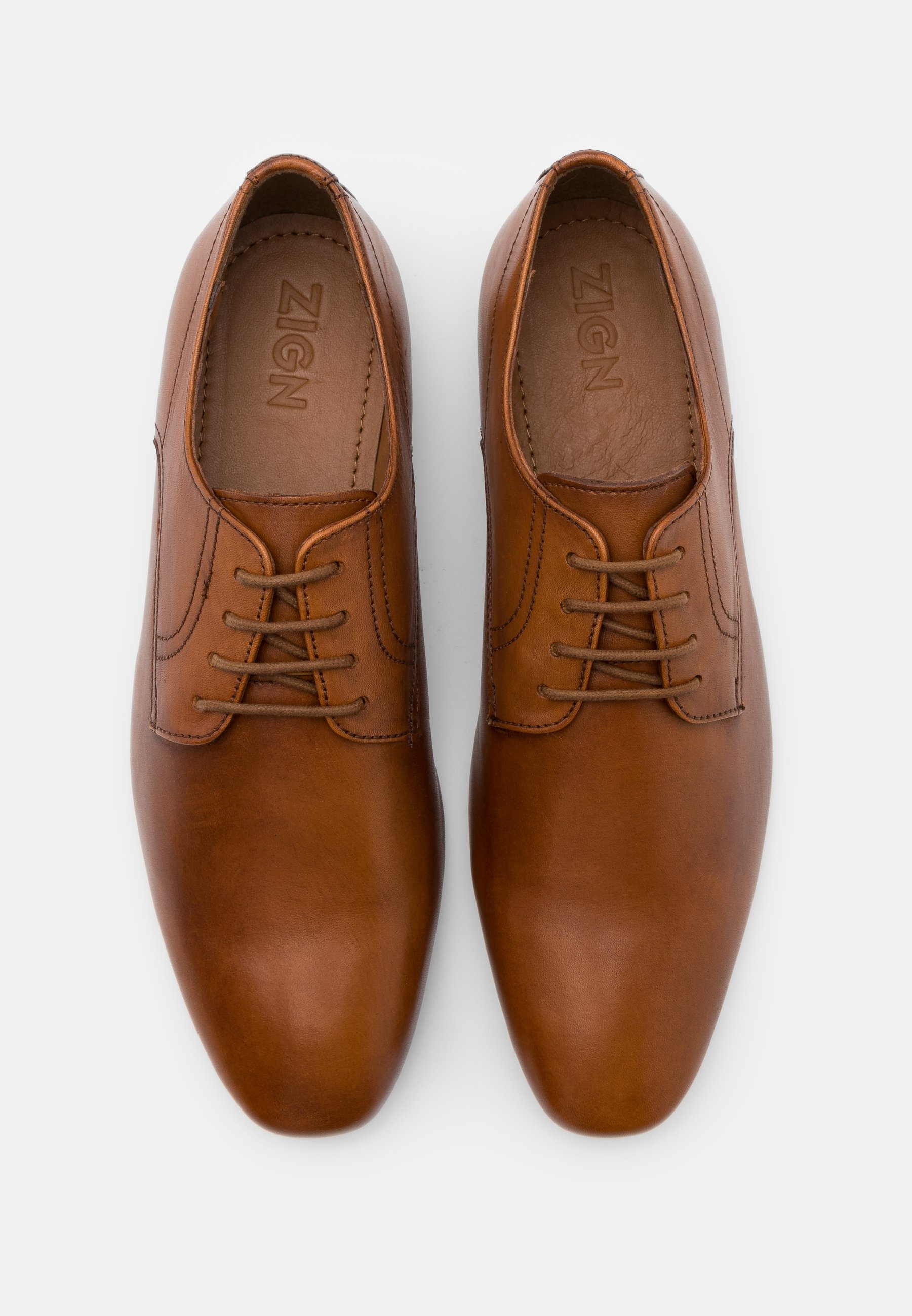 Zign Pensko med snøring cognac Zalando.no Zign Pensko med snøring cognac Zalando.no
