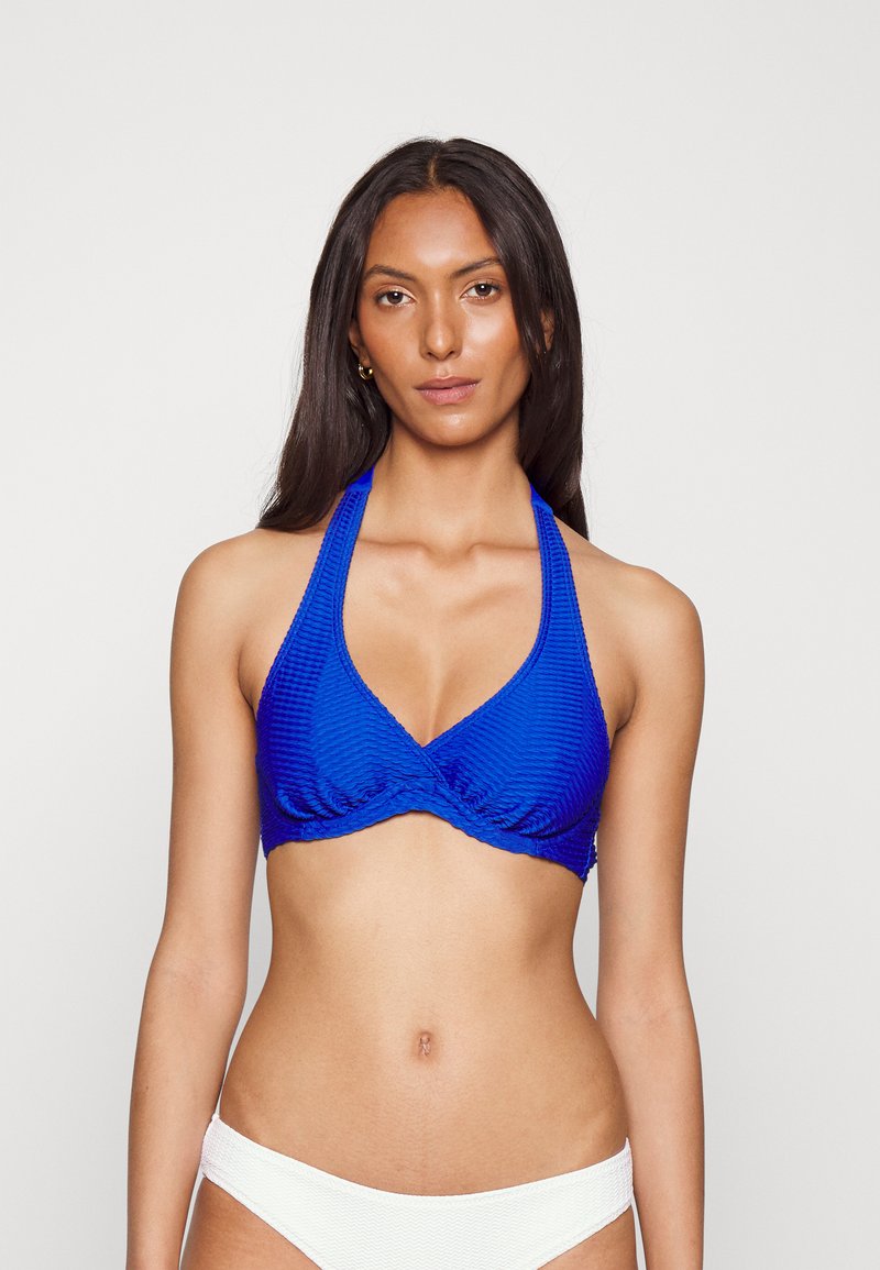 Esprit BEACH UNDERWIRE HALTERNECK BikiniTop bright blue/hellblau