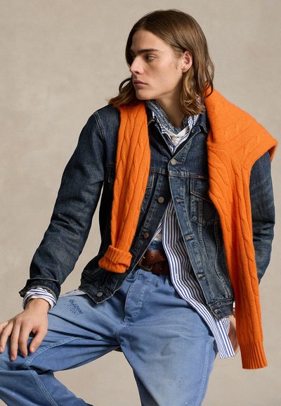 Polo Ralph Lauren FADED DENIM TRUCKER JACKET - Chaqueta vaquera - trenton