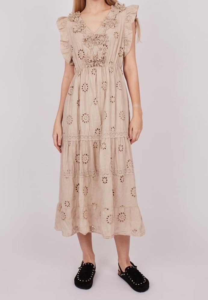 Dioxide Robe longue - beige