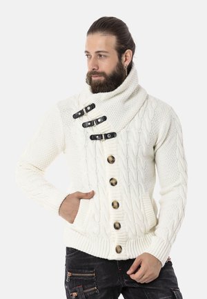 Strickjacke - ecru