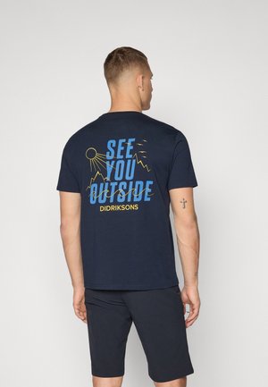 HARALD UINSEX - Print T-shirt - dark night blue