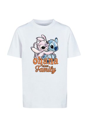 LILO AND STITCH OHANA HUG - T-shirt z nadrukiem