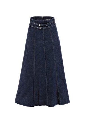 Guess LANGER - Denim skirt - blau
