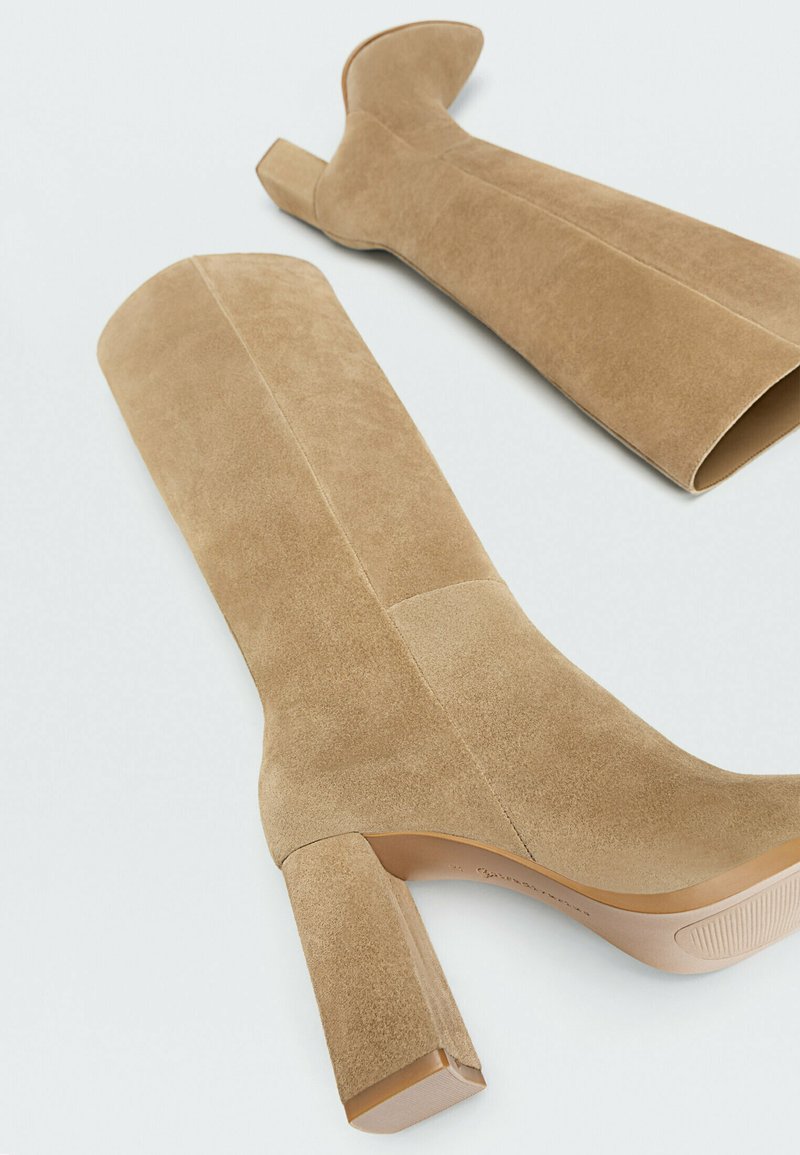 Damen Klassische Stiefel | Stradivarius High Heel Stiefel beige - GM47474 Damen Klassische Stiefel | Stradivarius High Heel Stiefel beige - GM47474