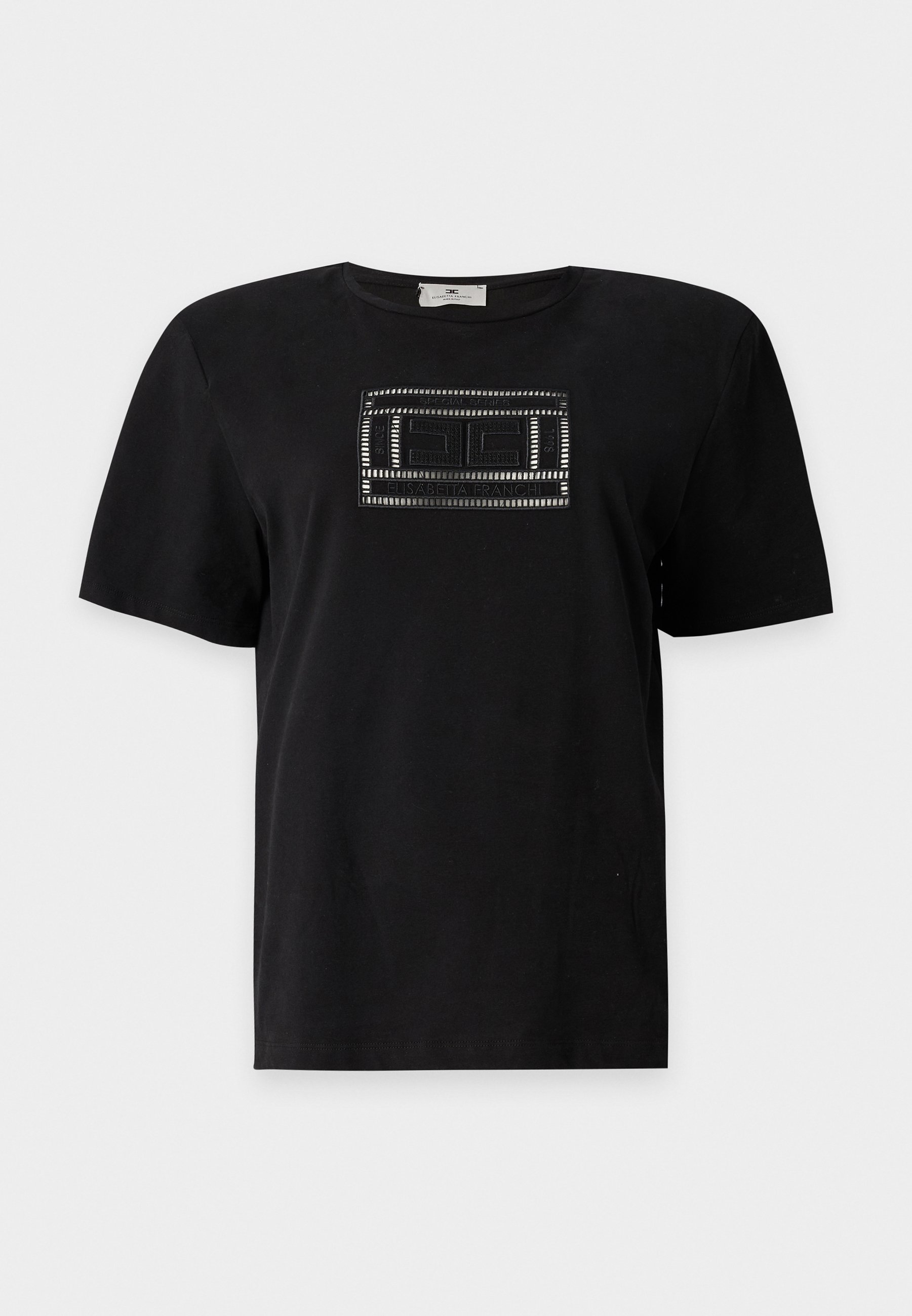 Elisabetta Franchi WOMEN - T-shirt con stampa - nero