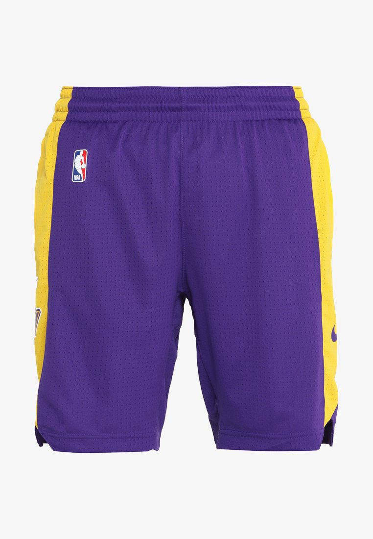 Nike Performance Nba La Lakers Short Sports Shorts Field Purple Amarillo Black Purple Zalando Co Uk