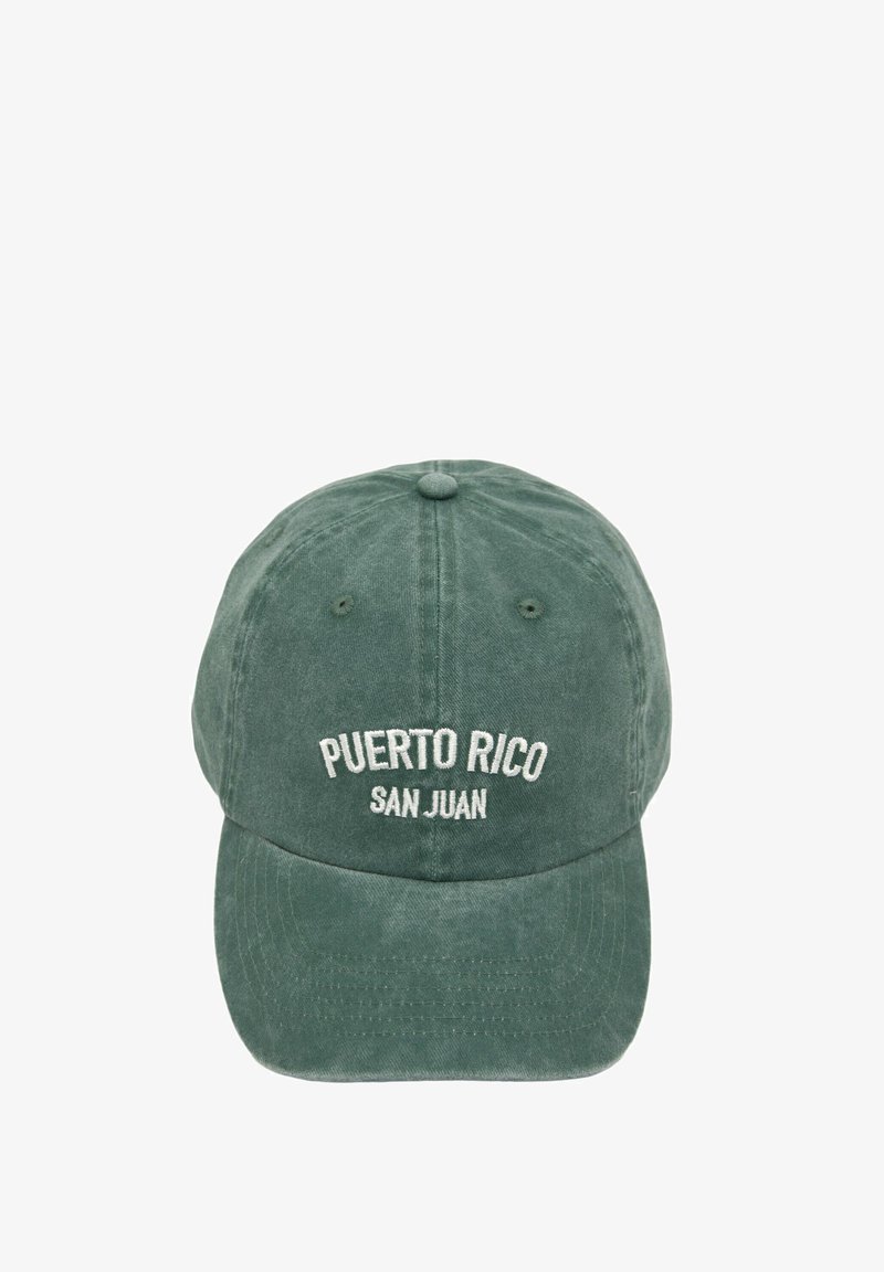 PULL&BEAR PUERTO RICO - Șapcă - green
