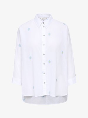 ONLY, ONLNEW LINA GRACE LS EMB SHIRT NOOS WVN - Camicia - bright white