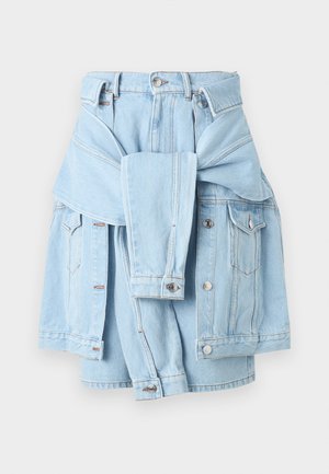 Viktor&Rolf, BOW DRAPE - Shorts di jeans - light-blue denim