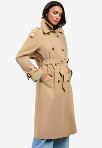 DOUBLE COLLAR  - Lietpaltis - camel