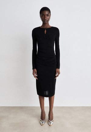 BOSS EDENI - Vabalt langev kleit - black