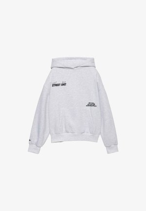 Kapucnis pulóver - light grey