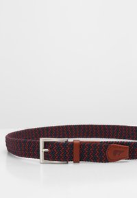 Slopes&Town JUNIOR  - Gevlochten riem - burgundy blue