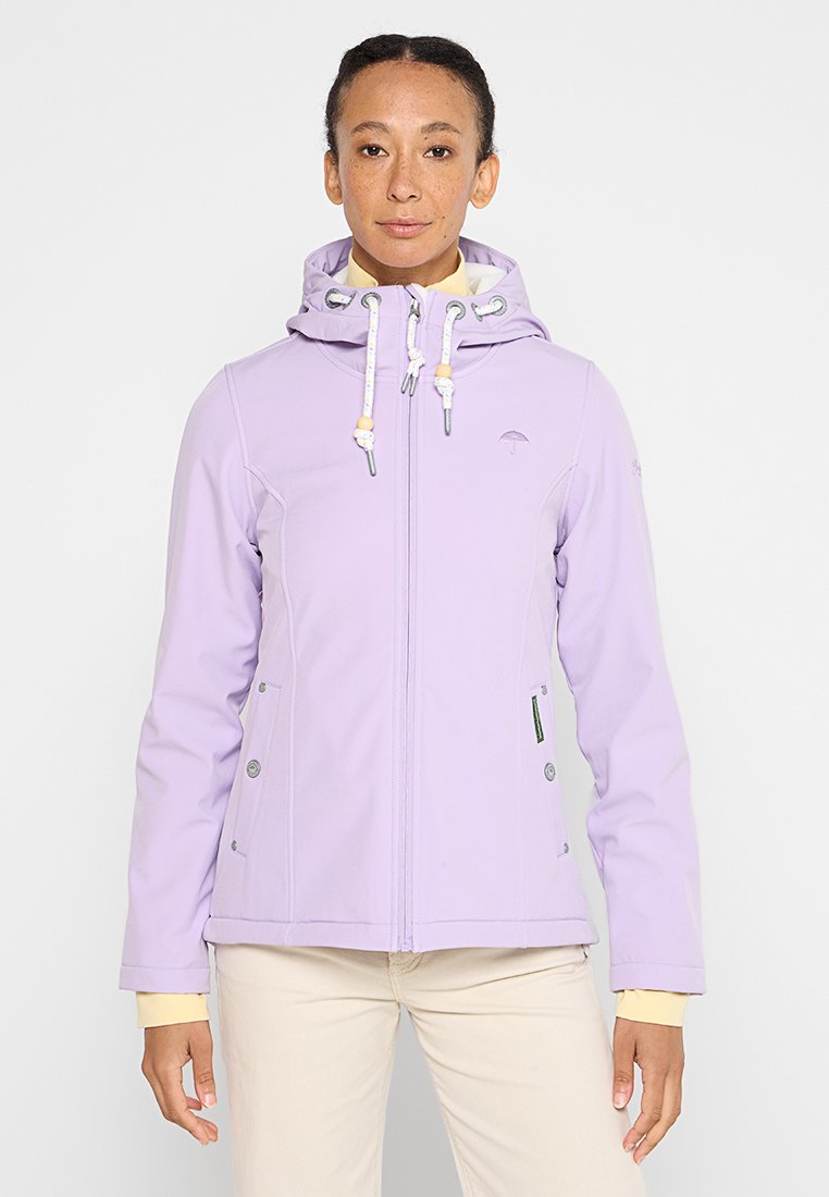 Schmuddelwedda Outdoorjas paars