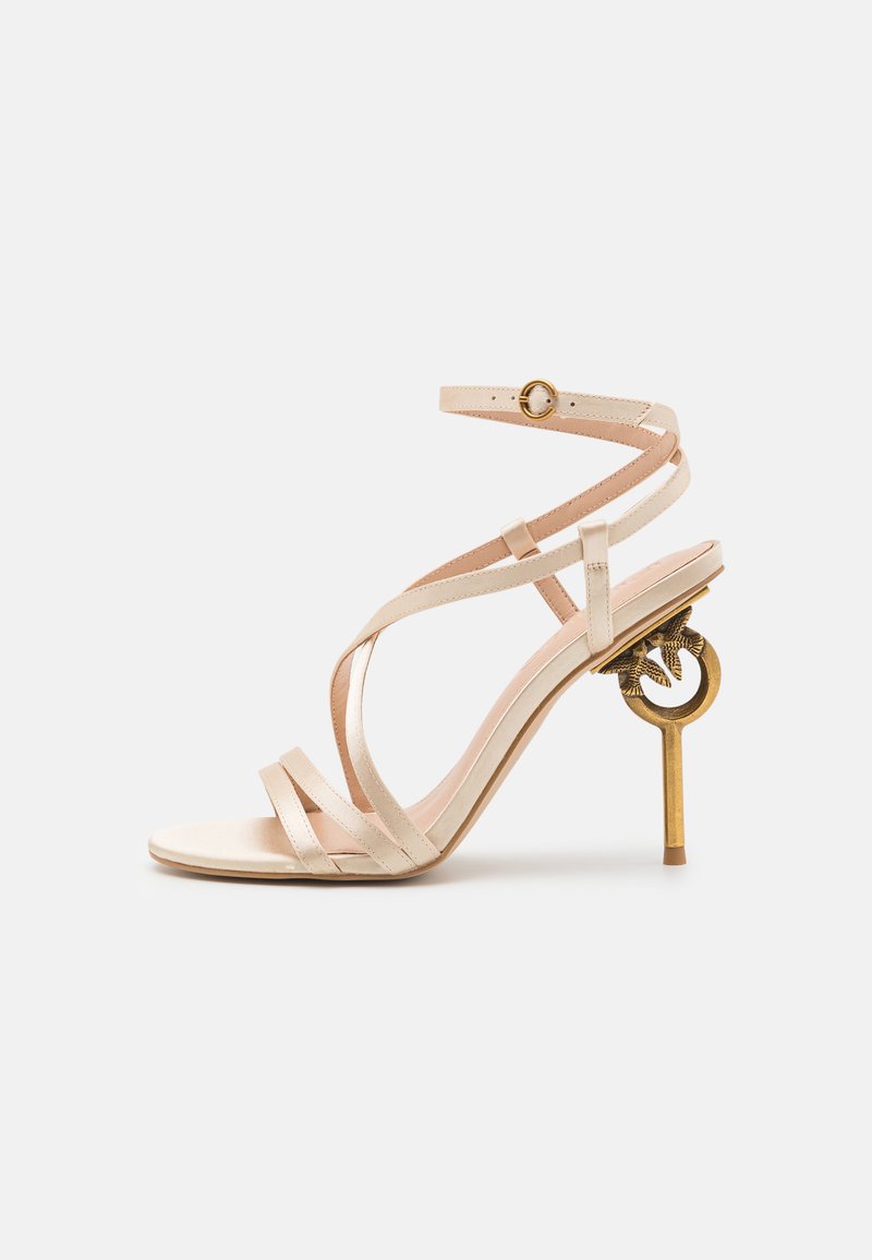 pinko Sandalen met hoge hak beige