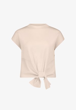 Betty Barclay, BETTY BARCLAY MIT SCHLEIFENKNOTEN STRICK-TOP - T-shirt imprimé - grau