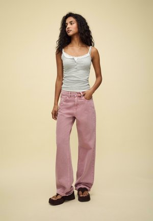 Jeans relaxed fit - pink