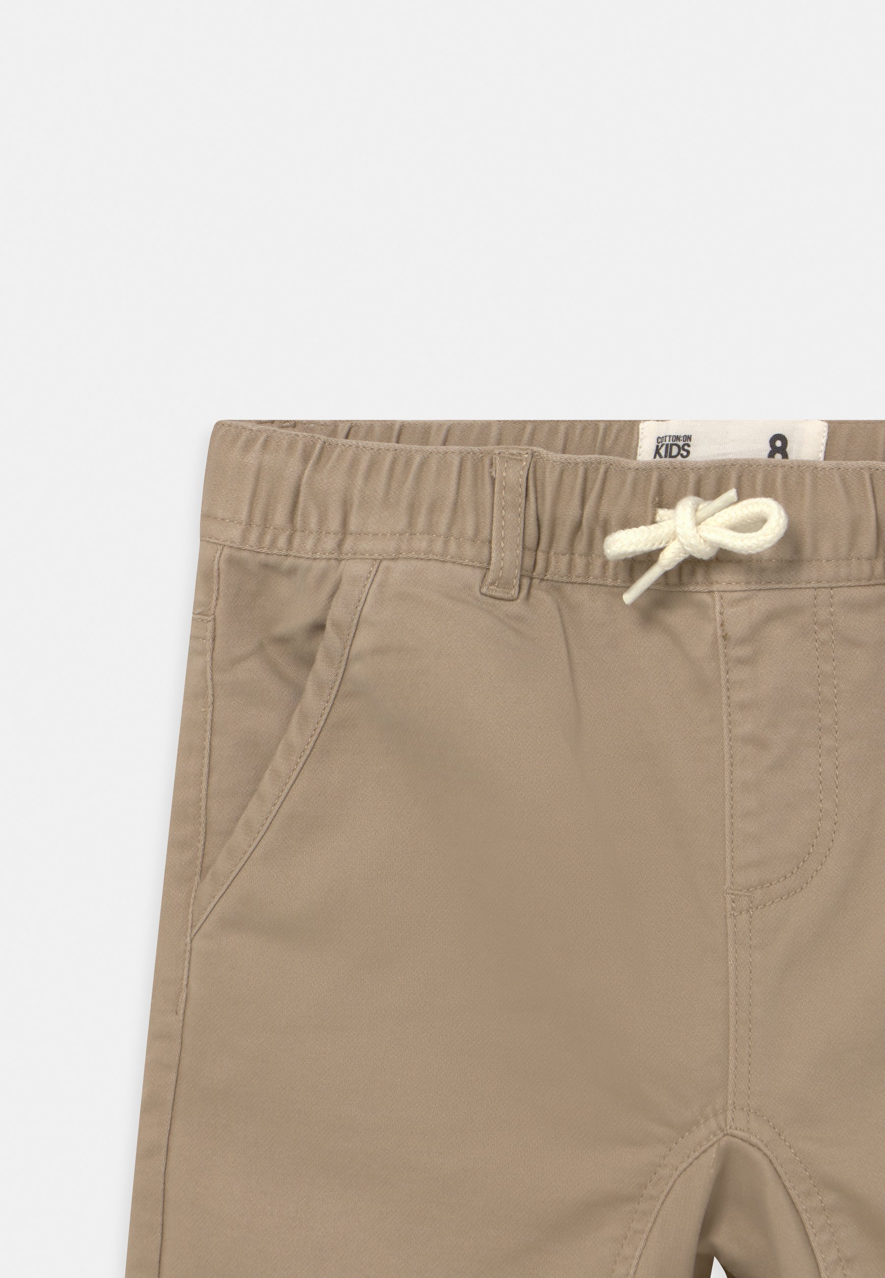 tan jogger shorts