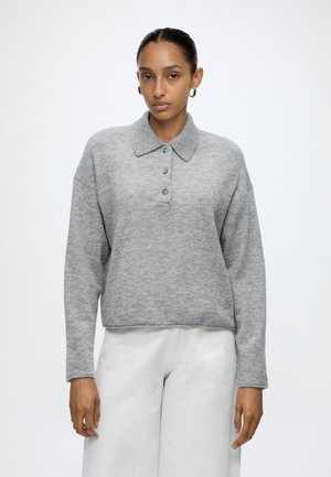 Marc O'Polo DENIM, CREW NECK LONGSLEEVE  - Pullover - white blush