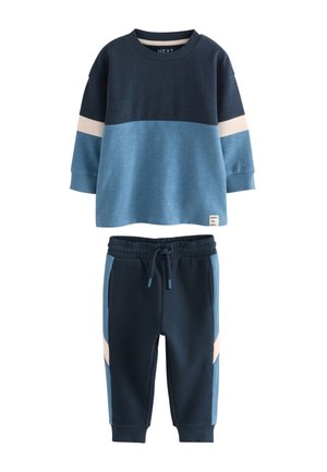 Next, LONG SLEEVE SOFT TOUCH  AND JOGGERS SET  - REGULAR FIT - Tracksuit - blue navy