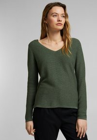 Esprit Pulover - khaki green
