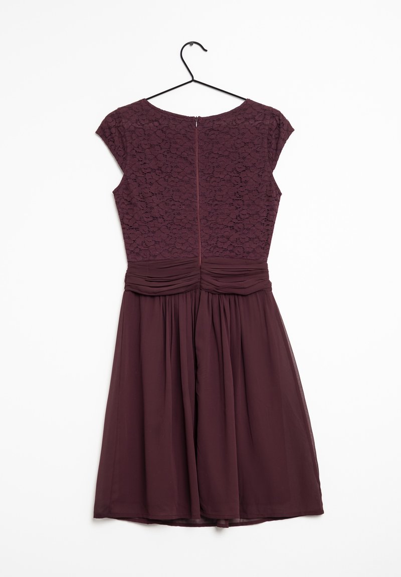 burgundy dress hobbs Hobbs Paulina Pleated Dress Burgundy Size 2